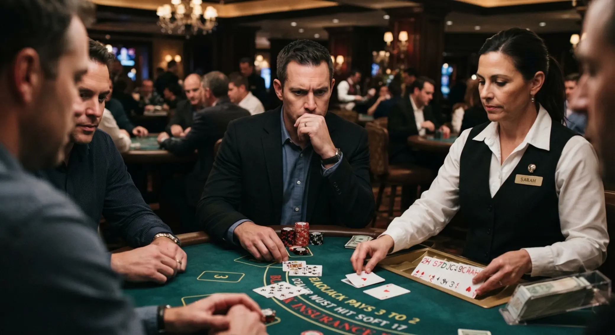 Počítanie kariet pri blackjacku Hráč pri live blackjack stole sleduje odohrané karty
