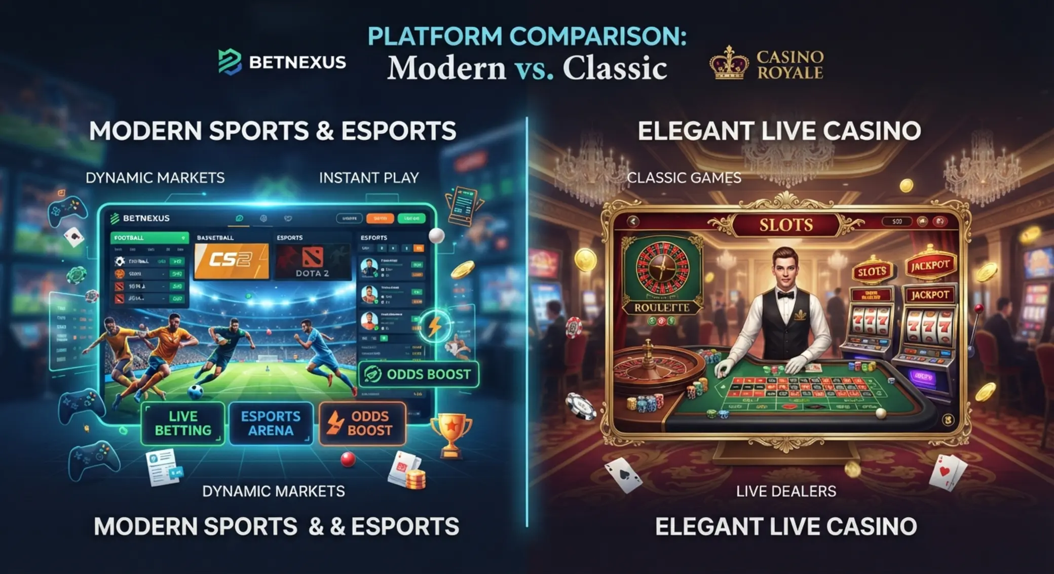 GGbet vs Monaco Casino Vizuálne porovnanie dvoch online kasín