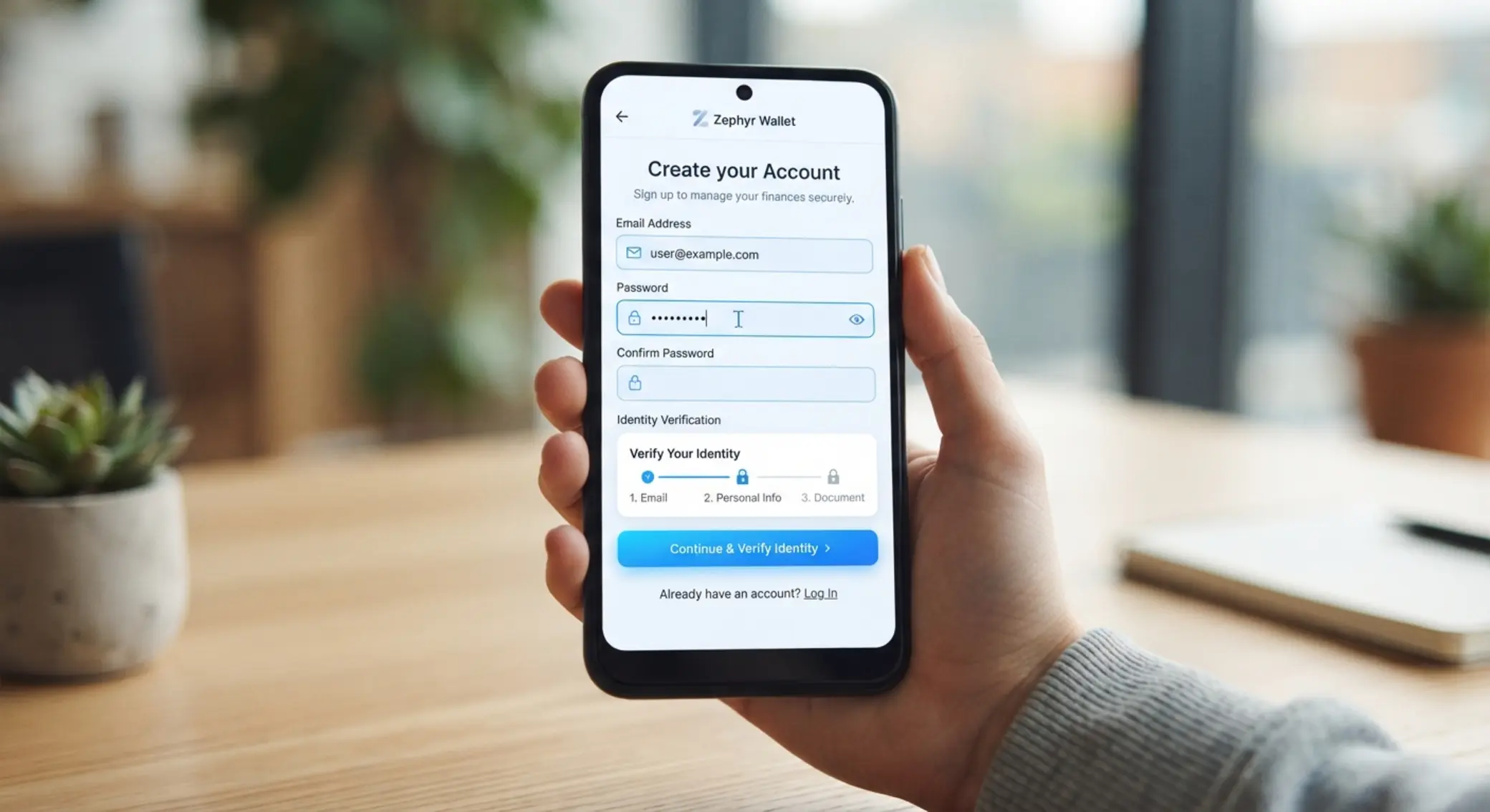 Registrácia do elektronickej peňaženky v mobilnej aplikácii