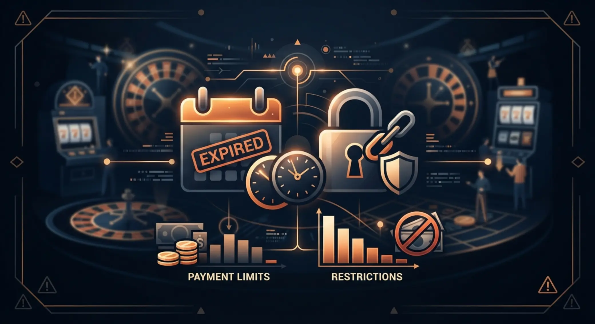Ilustrácia obmedzení a exspirácie paysafecard Bonus PIN